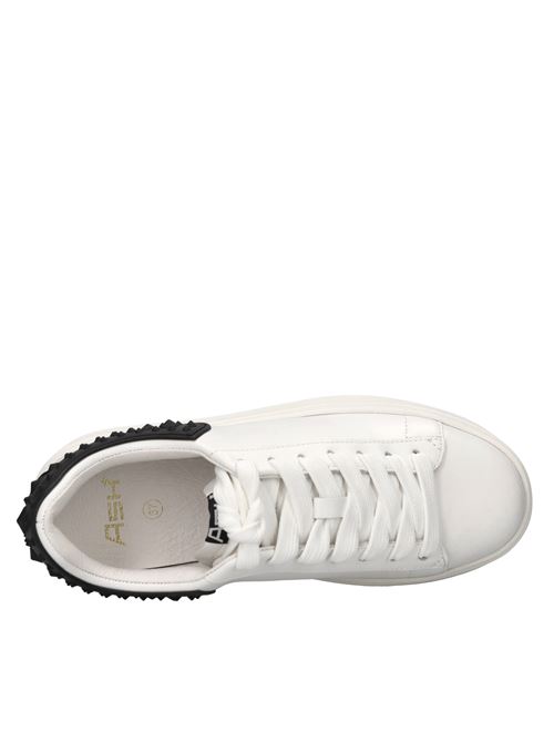  ASH | MOBY RUBBER SOFT NAPPA CALFBIANCO-NERO